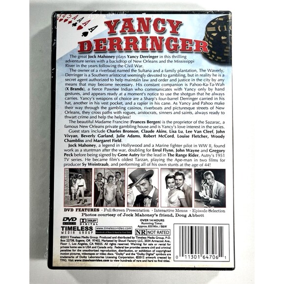 Yancy Derringer: The Complete Series 2012 TMG DVD New Factory Sealed - Picture 2 of 8